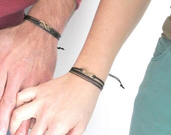 Infinity Couple Bracelets Etsy