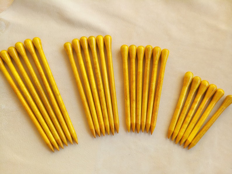 Wooden Hair Stick, Various Size of Hair Sticks, Turned Wooden Hair Sticks, Wooden Stick for Hair Barrette image 5