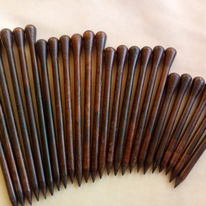 Wooden Hair Stick, Various Size of Hair Sticks, Turned Wooden Hair Sticks, Wooden Stick for Hair Barrette image 7