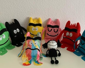 the colour monster soft toy