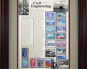 Civil Engineer 4204 - Personalized Framed Collectible (A Great Gift Idea)