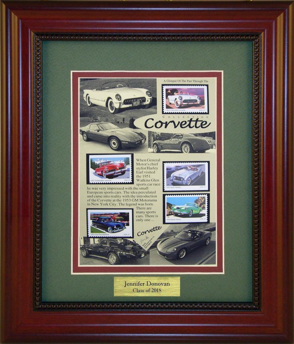 Corvette Personalized Unique Framed Gift Etsy UK