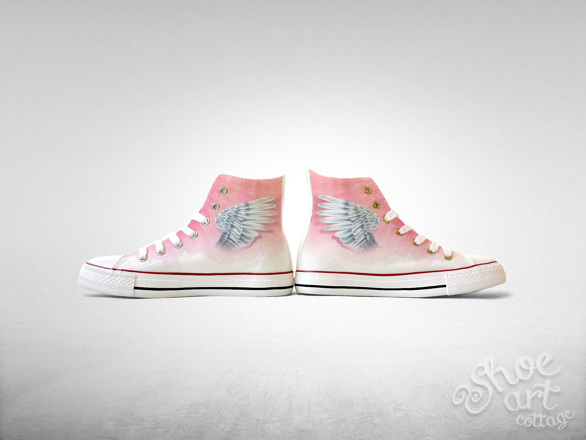 Angel Wings Shoes, Custom Made Sneakers (you May Order Them 