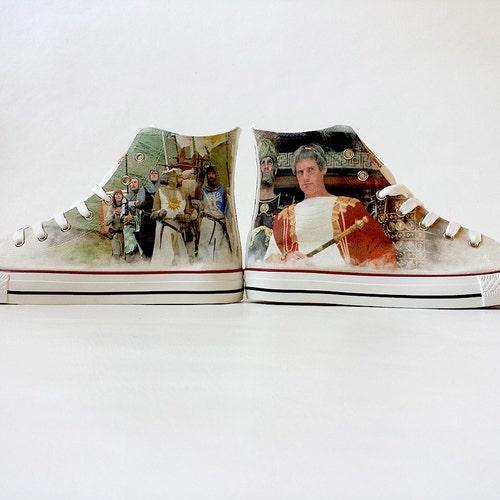 Fanart Monty shops Python Custom Made Shoes