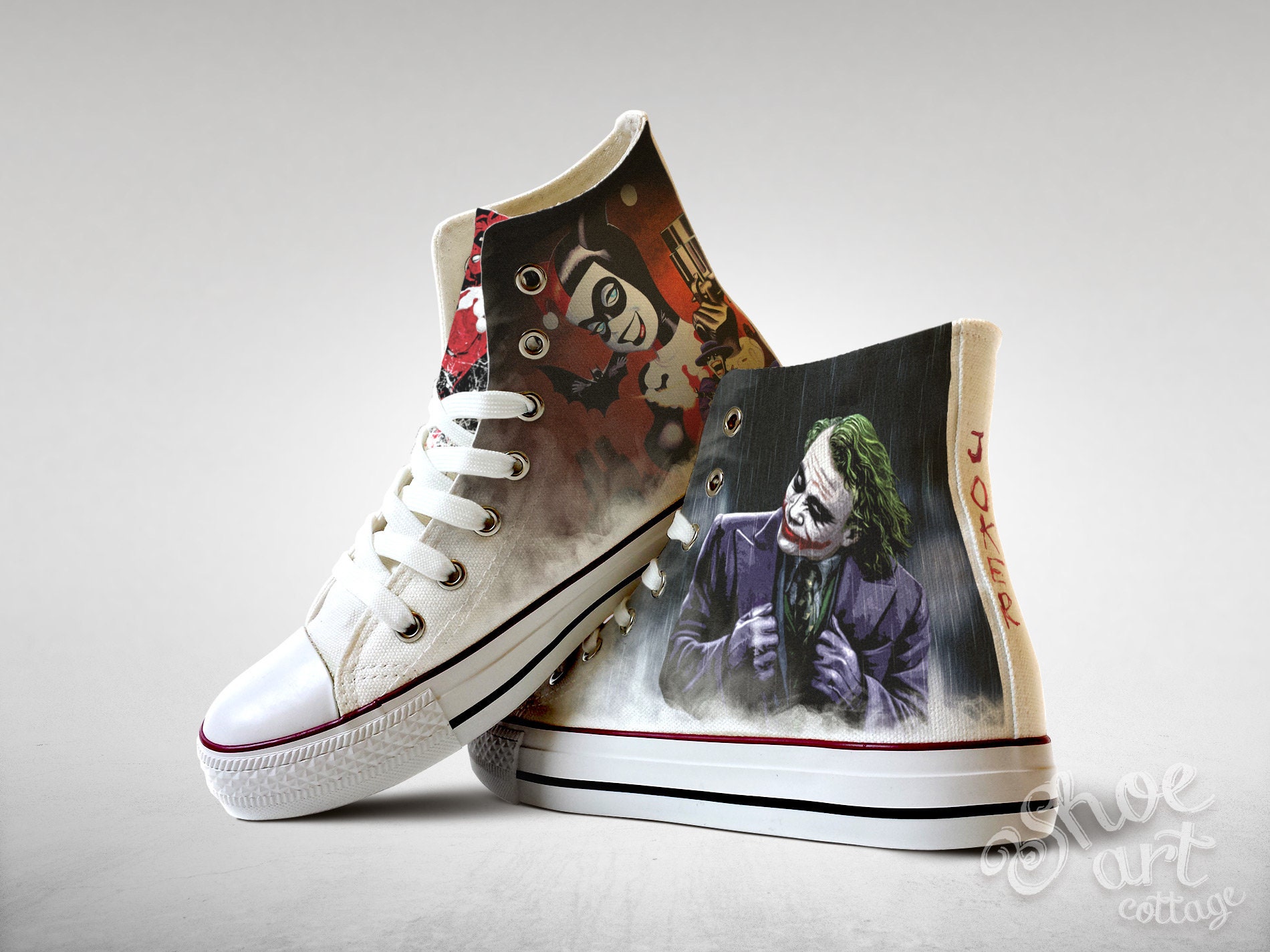 Joker Converse - Etsy