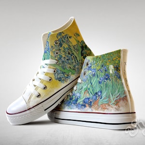 Irises - Vincent van Gogh, Custom Made Shoes