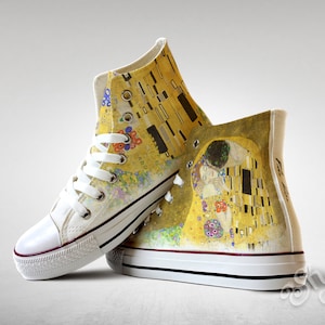 The Kiss painting, Custom Made Shoes