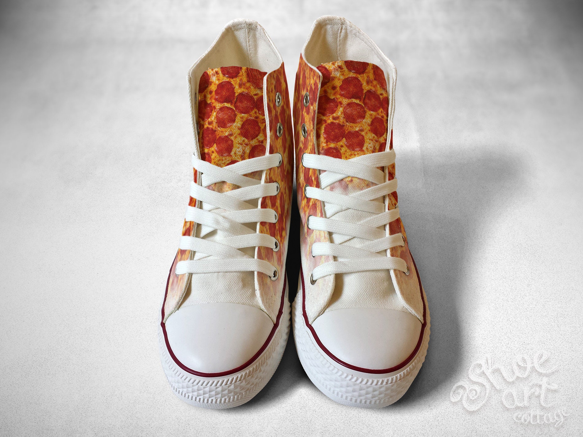 靴 pizza Pizza Pizza Pizza, Custom Made Shoes - Etsy
