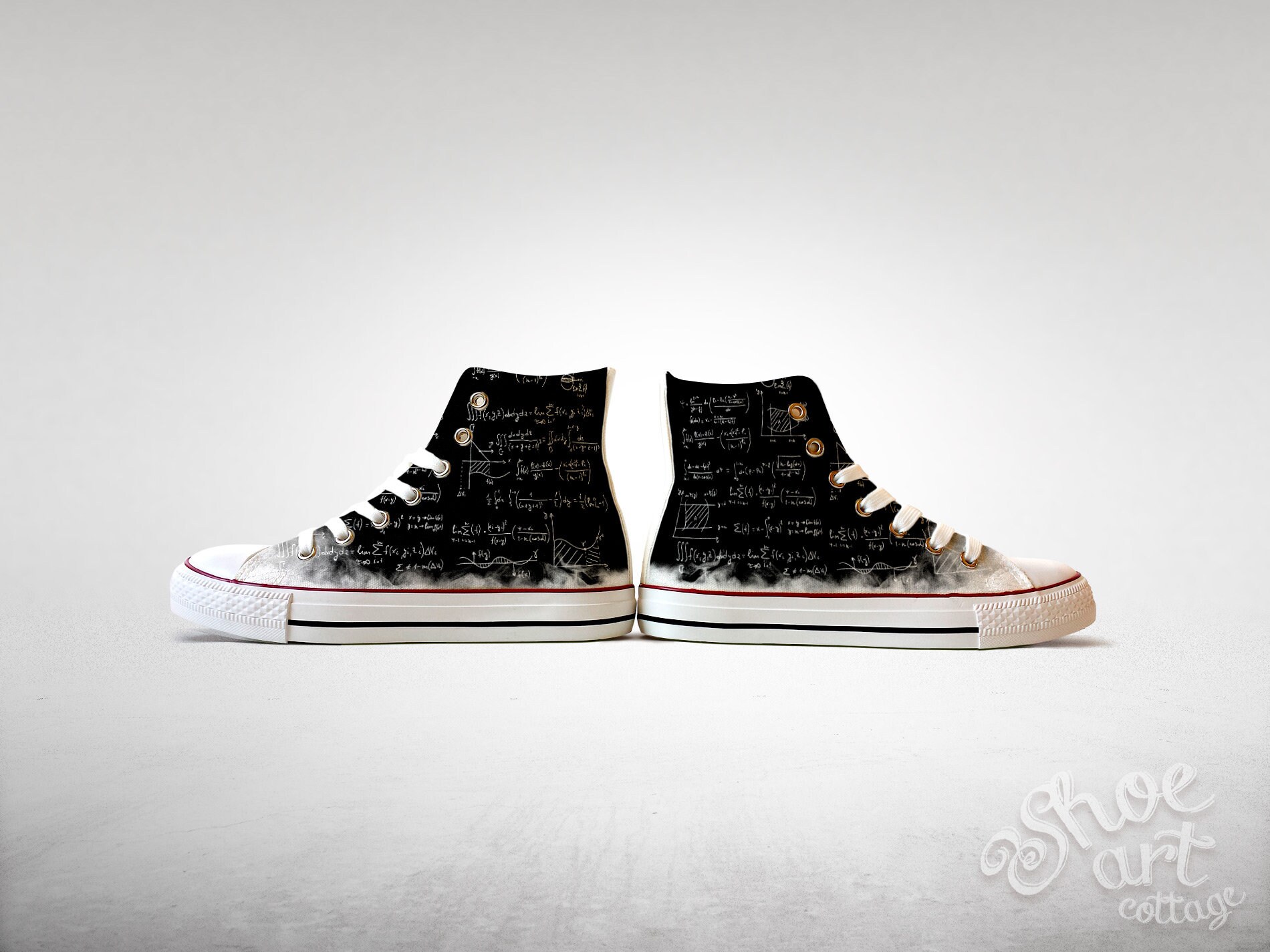I Love Math, Calculus, Custom Made Shoes - Etsy