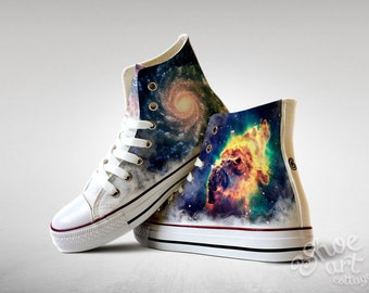 Galaxy, Sterne, Weltall, Universum, Custom Made Schuhe