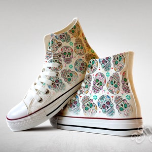 Sugar Skull Custom Made Shoes