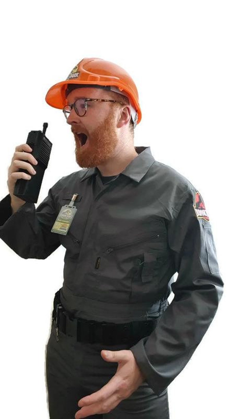 Jurassic Park worker Costume Maintenance cosplay. Jurassic | Etsy