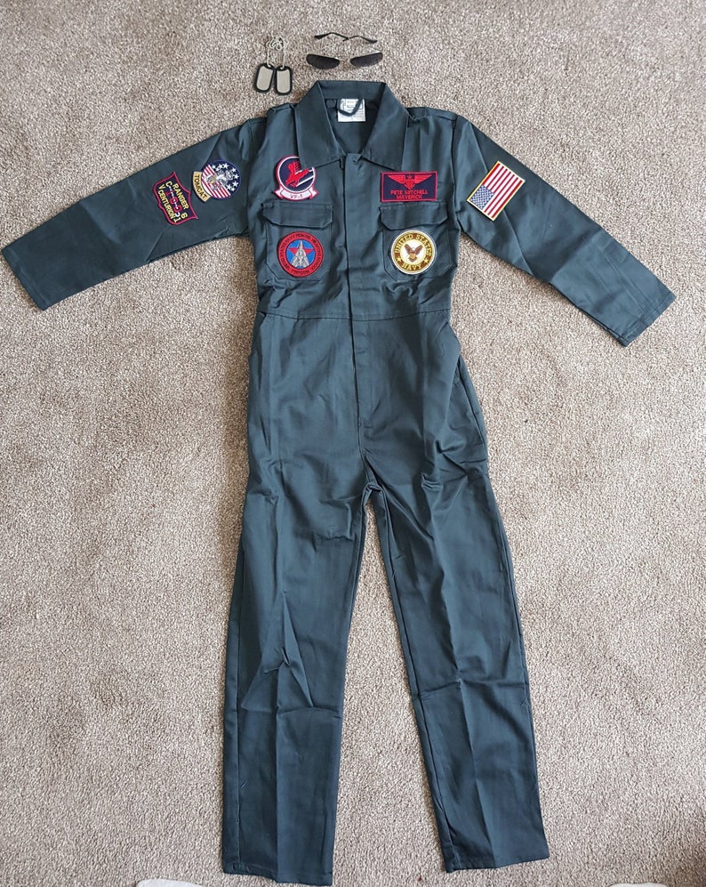 Kids Top Gun maverick Costume Outfit Childs Etsy