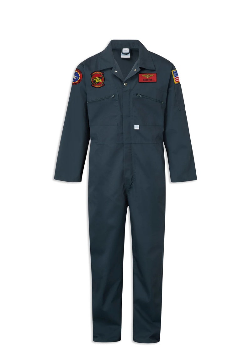 Top Gun Maverick rooster Costume Overalls Etsy