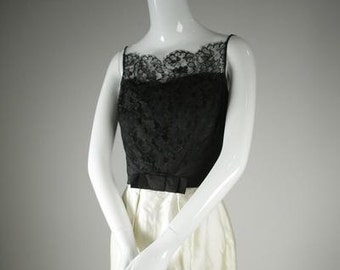 1960s Black & White "Audrey Hepburn" Dress