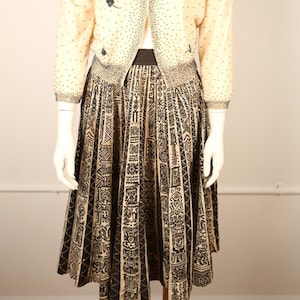 1950s Beaded Circle Skirt