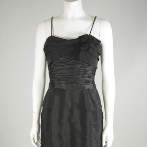 1940s Black Cocktail Dress