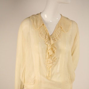 Edwardian Cotton Buttoned Blouse image 1
