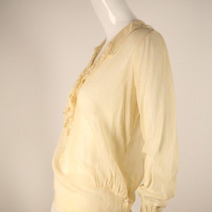 Edwardian Cotton Buttoned Blouse image 2