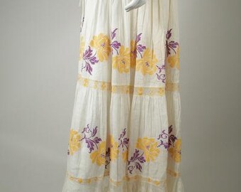 Hungarian Embroidered Skirt From the 1910s - Etsy