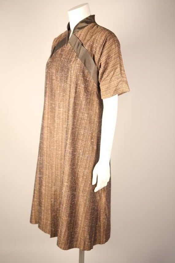 1950s Silk Dress Coat - image 3