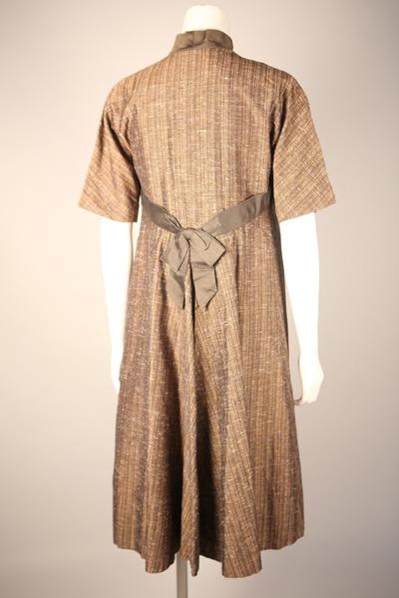 1950s Silk Dress Coat - image 4