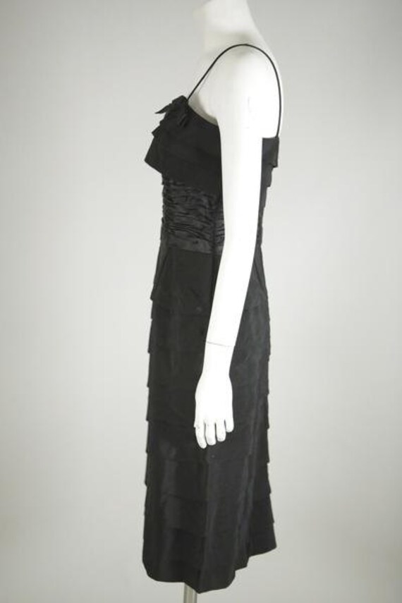1940s Black Cocktail Dress - image 3