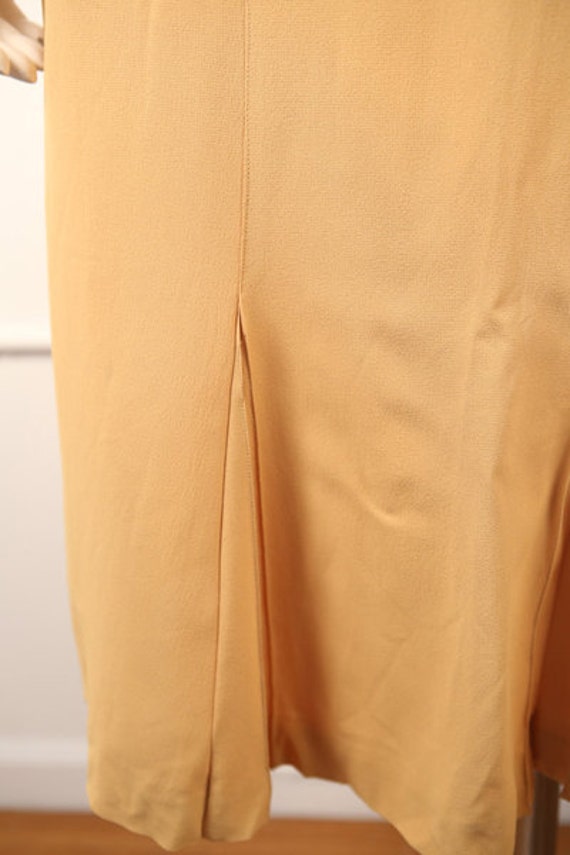1940's Light Tangerine Rayon Pleated Skirt. - image 5
