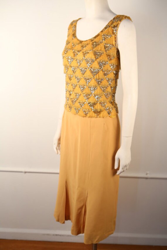 1940's Light Tangerine Rayon Pleated Skirt. - image 2
