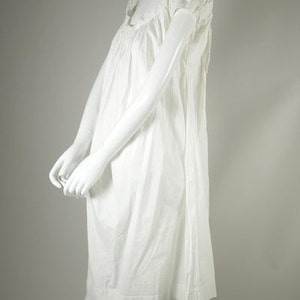 Victorian/ Edwardian Era White Cotton Dress image 2