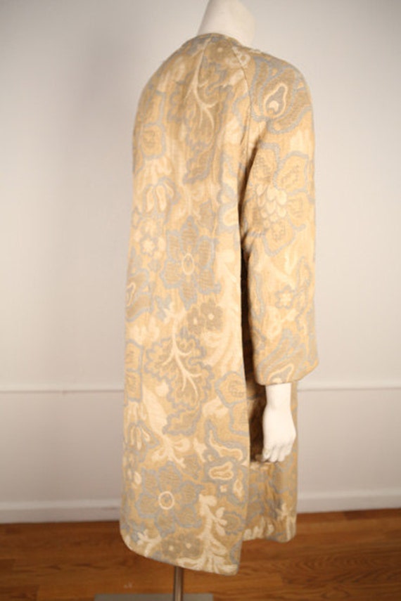 1960s Original Golet Heavy Wool Jacquard Coat - image 3