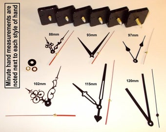 Clock Movement / Mechanism Quartz with Hands & Parts. Wall Clock DIY