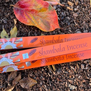 Shambala Tibetan Incense, Meditation/Yoga/Healing Natural incense, 10 inches