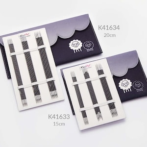 Knit Pro Karbonz Double Pointed Needle-Set 15cm/20cm 41633
