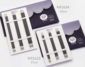 Knit Pro Karbonz Nadel-Spiele-Set 15cm oder 20cm 41633