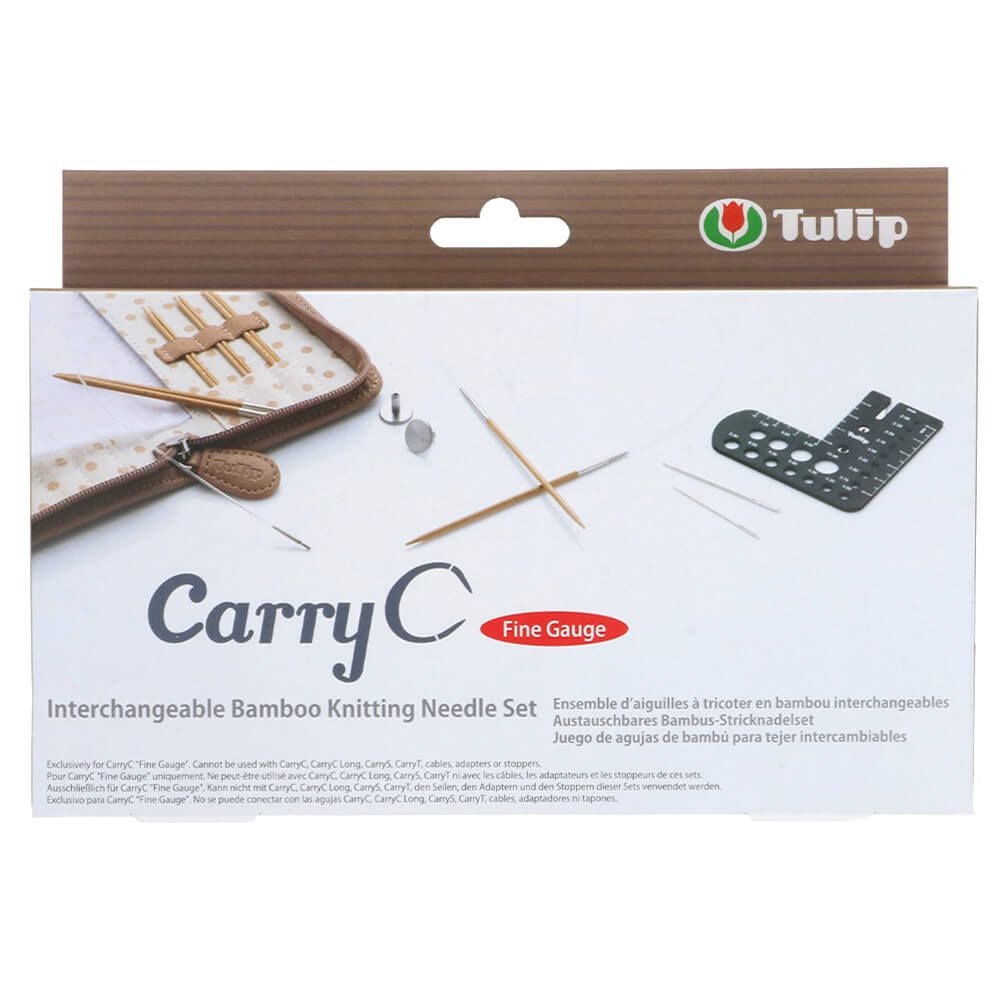 TULIP CARRYC Fine Gauge Knitting Needle Set Bamboo TCC-14 