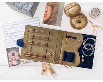 Pony Perfect Velour interchangeable circular knitting needle set 3,0-6,0mm 49145