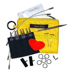 ChiaoGoo Twist Shorties Large lace tips set 5,5-8,0mm 8cm long CG7230L