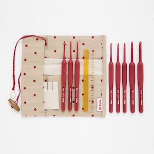 Tulip &quot;Etimo Red&quot; Crochet Hook Set TED-001E