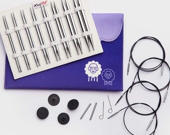 Knit Pro Nova Metal Deluxe needle set 10616