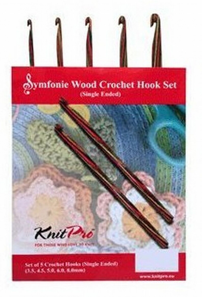 Knit Pro Crochet Hook Set SYMPHONIE 3580mm 20716 Etsy