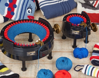 Combination set: 1 Addi knitting machine express Kingsize with 46 needles 890-2 and 1 Addi knitting machine Express with 22 needles 990-2