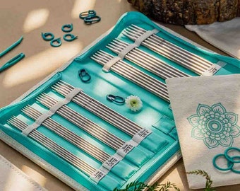 Knitter's Pride-Mindful Interchangeable Lace Needles Set 4"-Warmth Sizes 2.5/3mm To 15/10mm -KP250302 - View #7