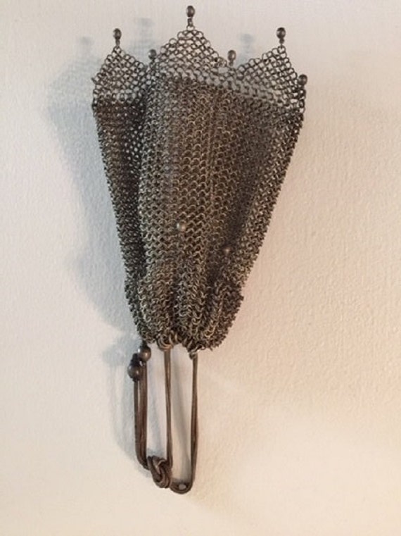 Metal Mesh Drawstring Purse