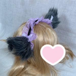 Oreilles d’animaux grises