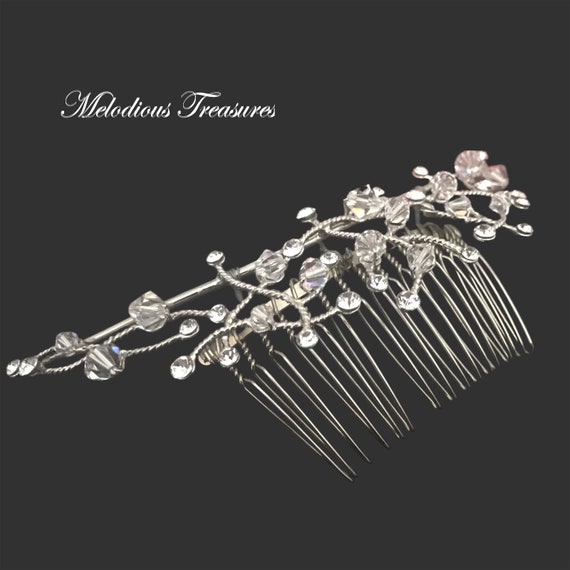 Crystal Bridal Hair Comb – Vintage Tiara Princess Wedding Jewellery
