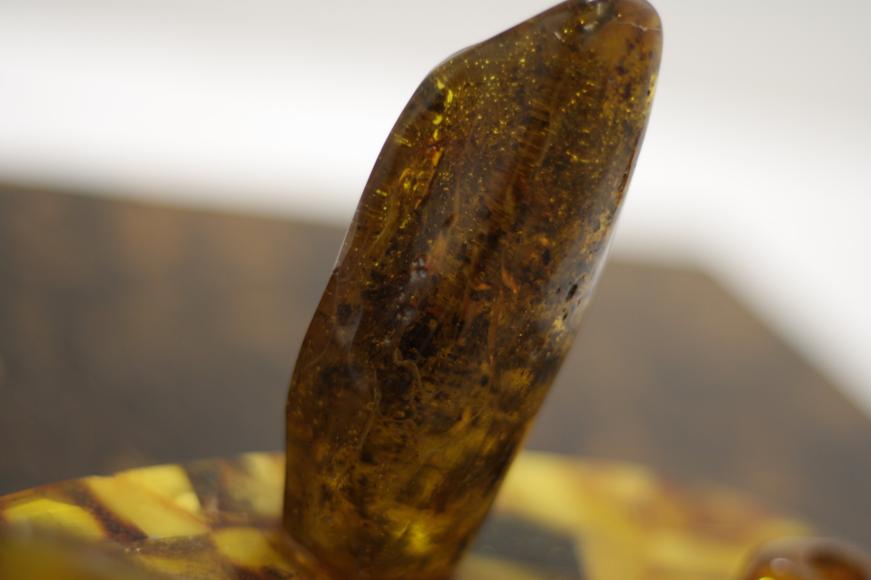 Vintage Amber Writing Set. Baltic Amber. Inclusions. the Only One on ...