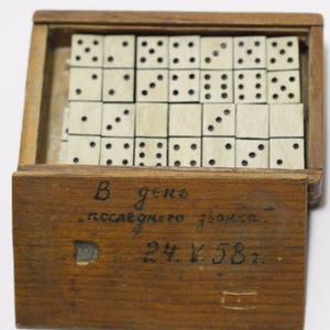 Antique vintage road Domino the times of the USSR 1958 VERY RARE exclusive!!!