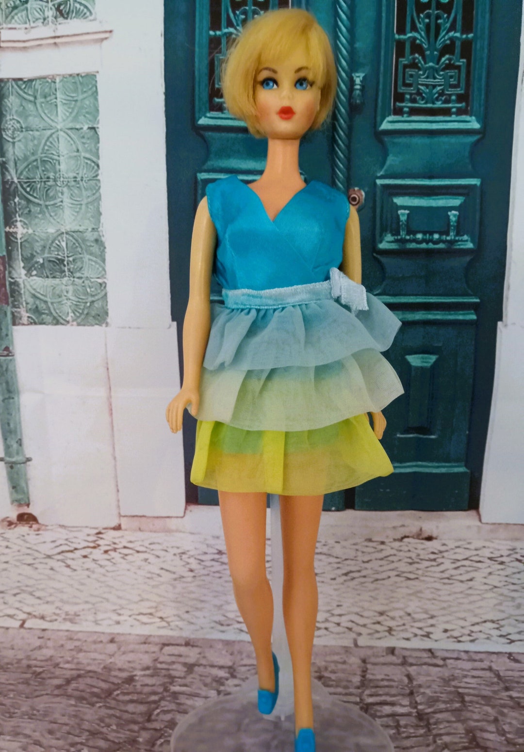 ヴィンテージBarbie Vintage Barbie COMPLETE Dreamy Blues #1456 (1970) - Etsy