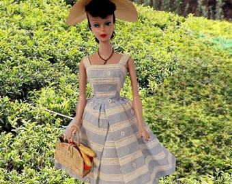 Poupée Barbie Vintage Japonaise Exclusive Suburban Shopper - Variation De Mode Années 60